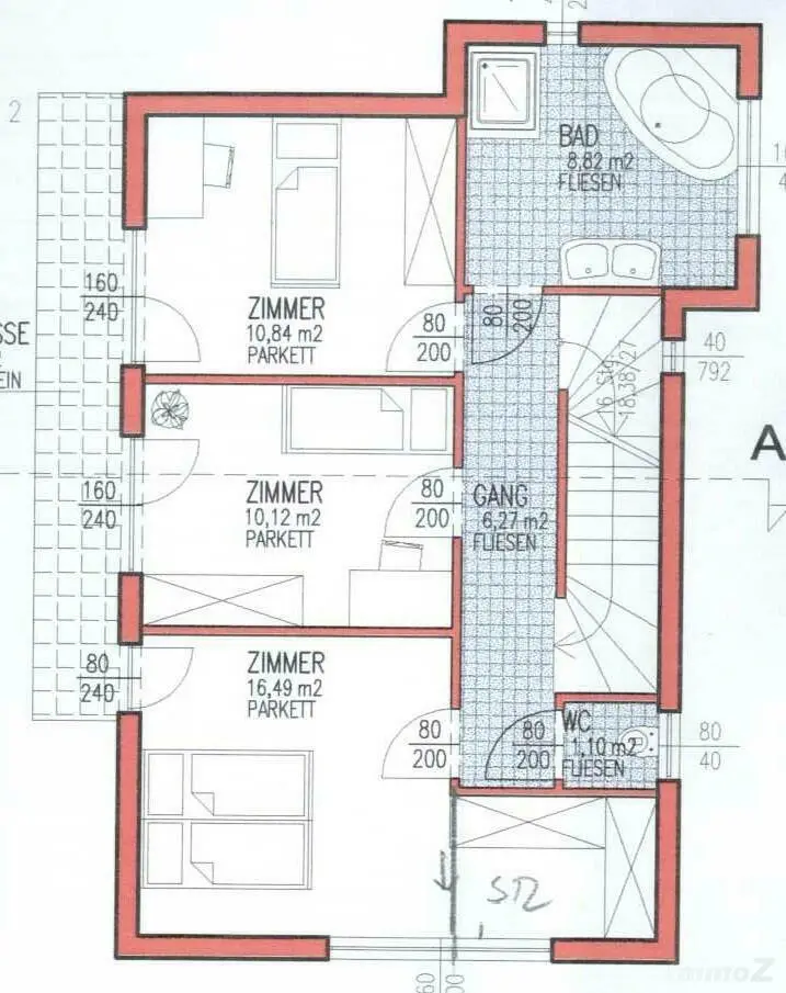 ab 1.2.2026 geförderte 2 Zimmer Wohnung mit Balkon, neuwertiger Zustand