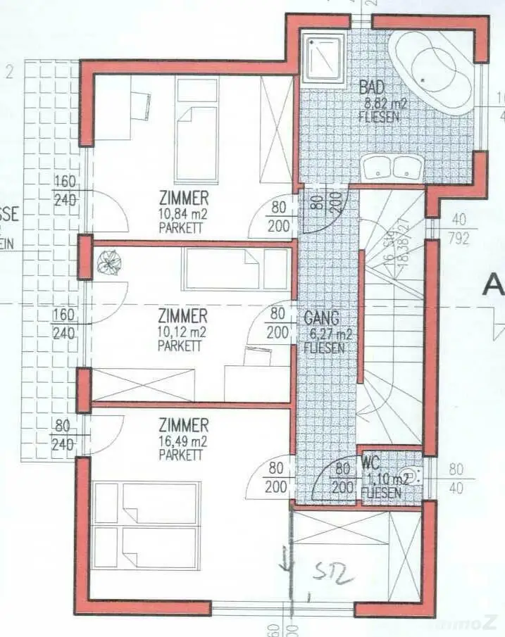 ab 1.2.2026 geförderte 2 Zimmer Wohnung mit Balkon, neuwertiger Zustand