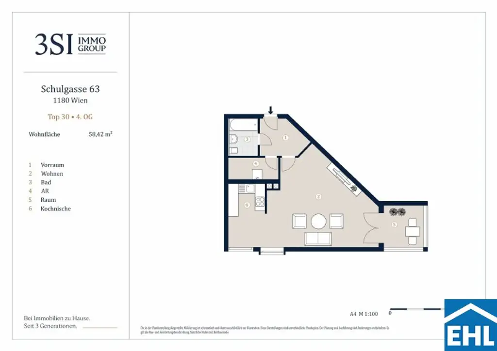 Zeitgemäßer Wohnkomfort im Herzen der Stadt