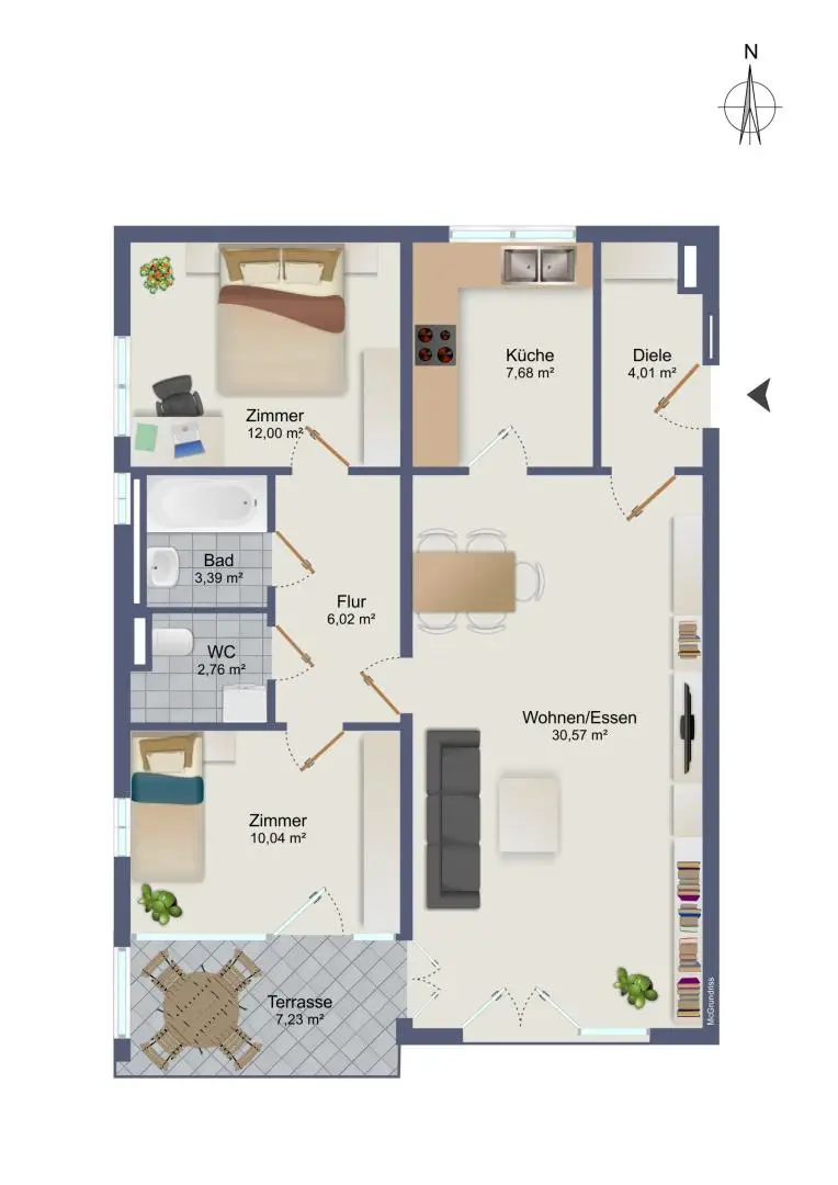 Grundriss (schematisch)
