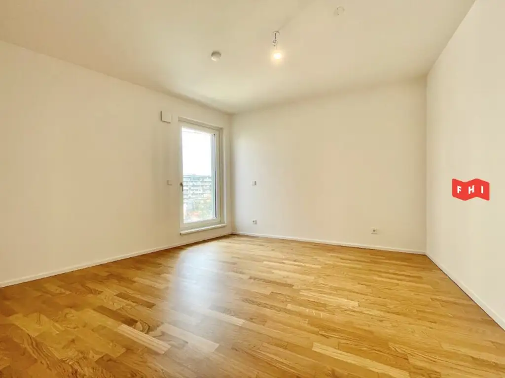 Energieeffizienter 59m² Terrassen-Erstbezug mit Erdwärme, Photovoltaik, Deckenkühlung u. weitläufiger Gemeinschaftsterrasse Nähe Schloss Belvedere