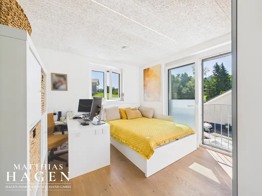 3-Zimmer-Maisonettewohnung mit zwei großen Terrassen und hoher Wohnqualität in Hohenweiler