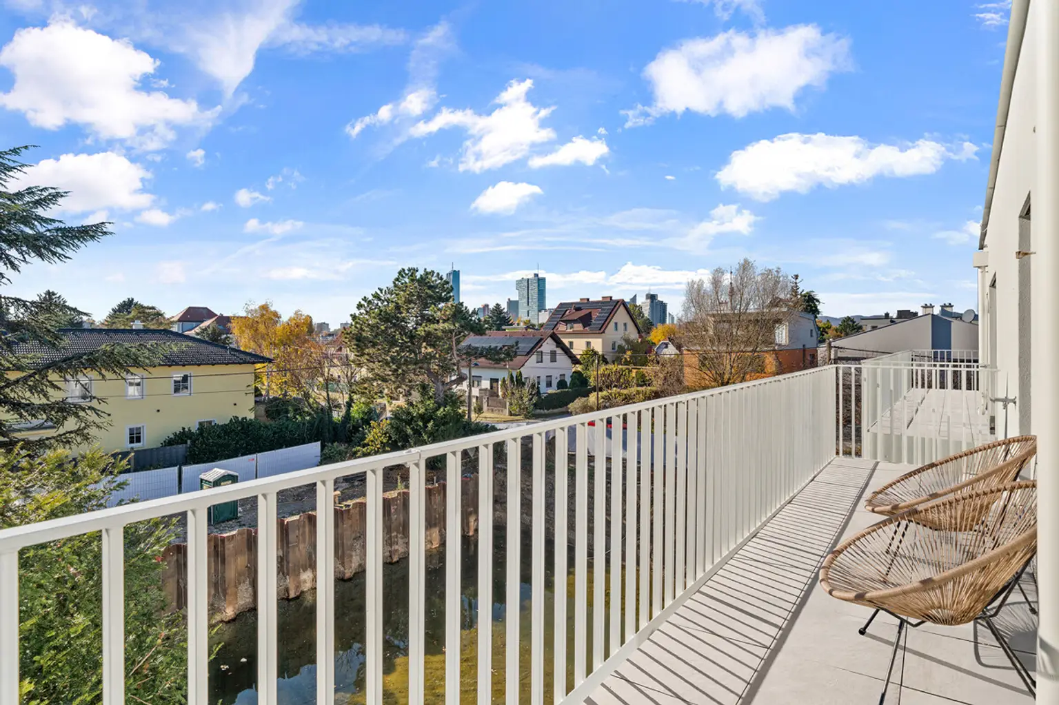 Terrassentraum bei der Alten Donau - provisionsfrei und bezugsfertig