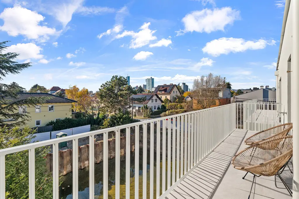 Terrassentraum bei der Alten Donau - provisionsfrei und bezugsfertig