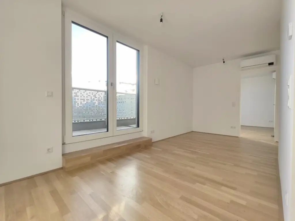 Exklusive 2-Zimmer-Dachgeschosswohnung mit Süd/West-Terrasse – Erstbezug in Toplage Nahe U1 Kagran, Donau Zentrum & Alter Donau