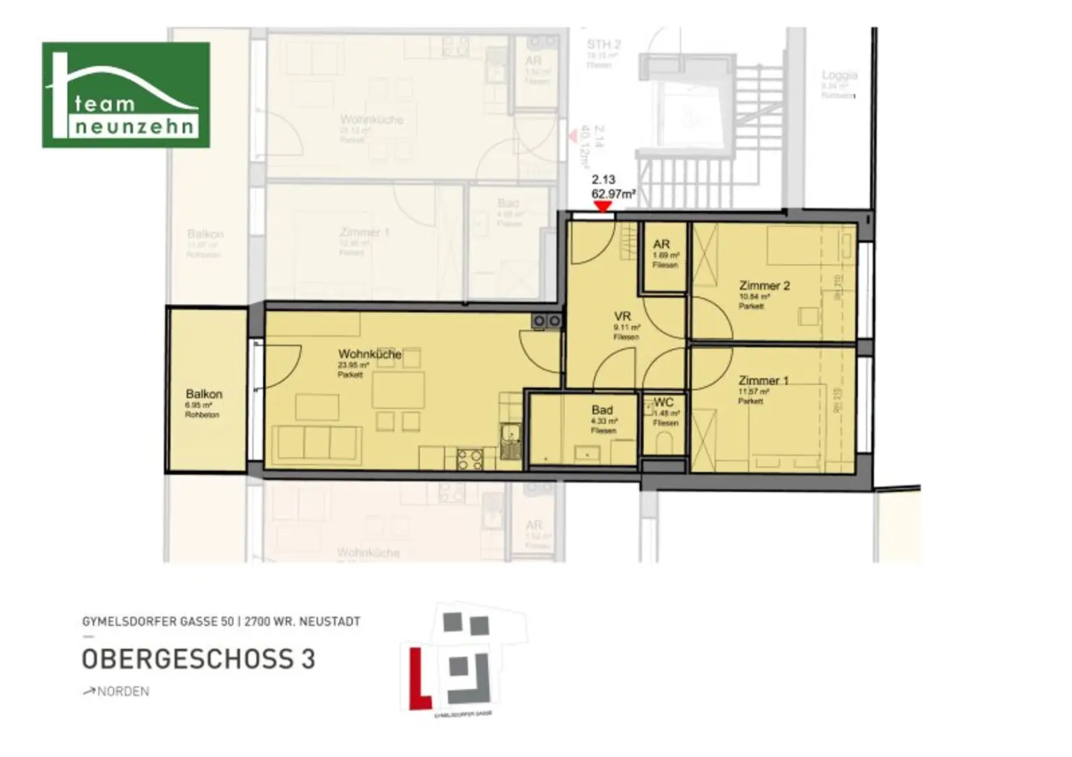 Das Beste aus Stadt und Natur! Wohnen im Herzen von Wiener Neustadt