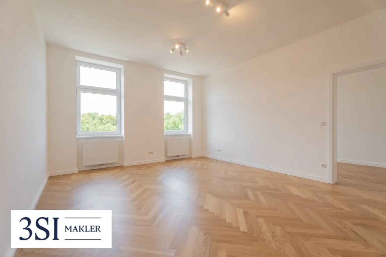 2-Zimmer-Wohntraum mit Blick ins Grüne – Altbauflair am Laubepark