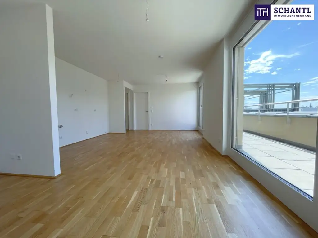 3-Zimmer-Wohntraum mit Dachterrasse in Ebergassing - Sonnenuntergänge inklusive! Schnell sein!