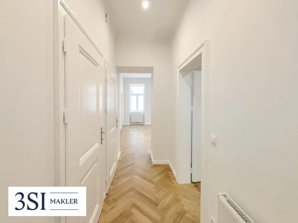 Ruhige Seitenstraße, heller Altbau, durchdachtes Design – das ist Zuhause