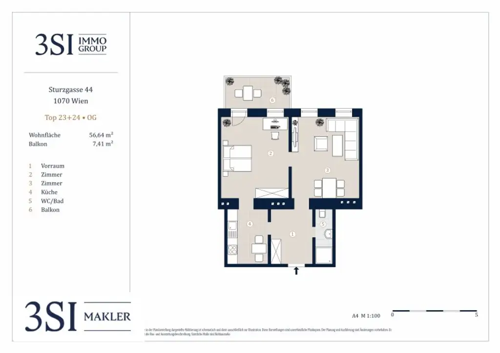 Teilsanierter Altbauhit mit potentieller Freifläche – 2-Zimmer-Wohnung in Top-Lage des 15. Bezirks