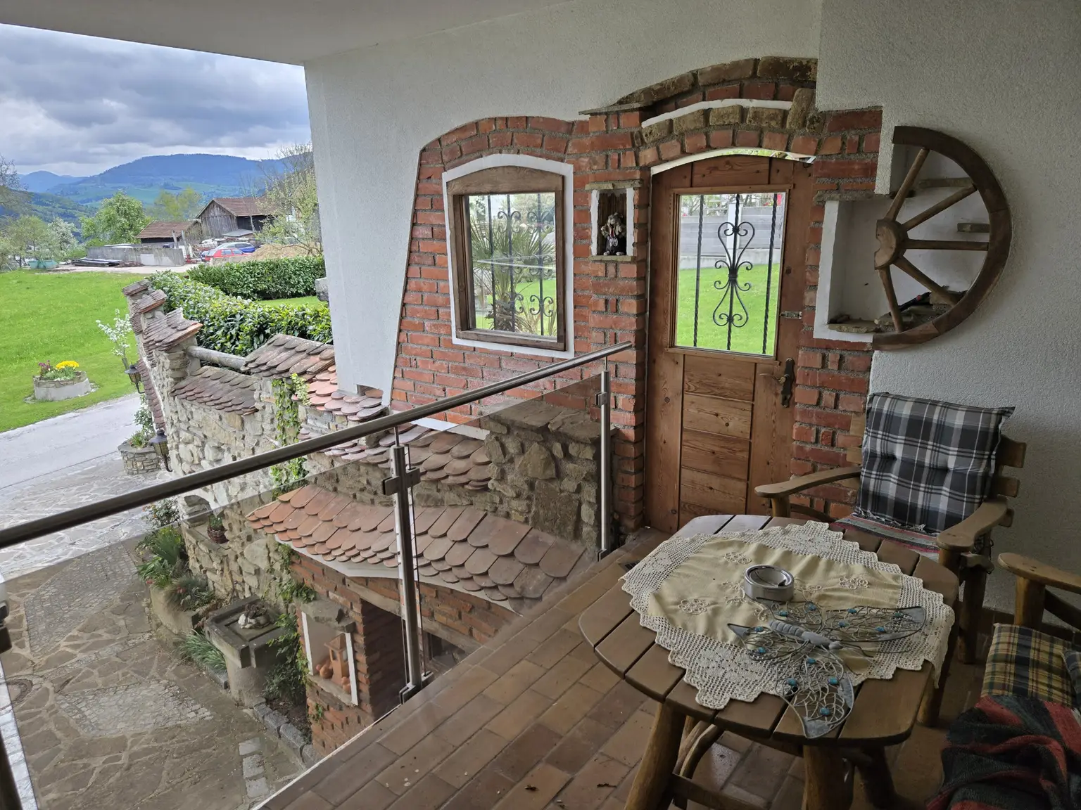 Loggia im Obergeschoss