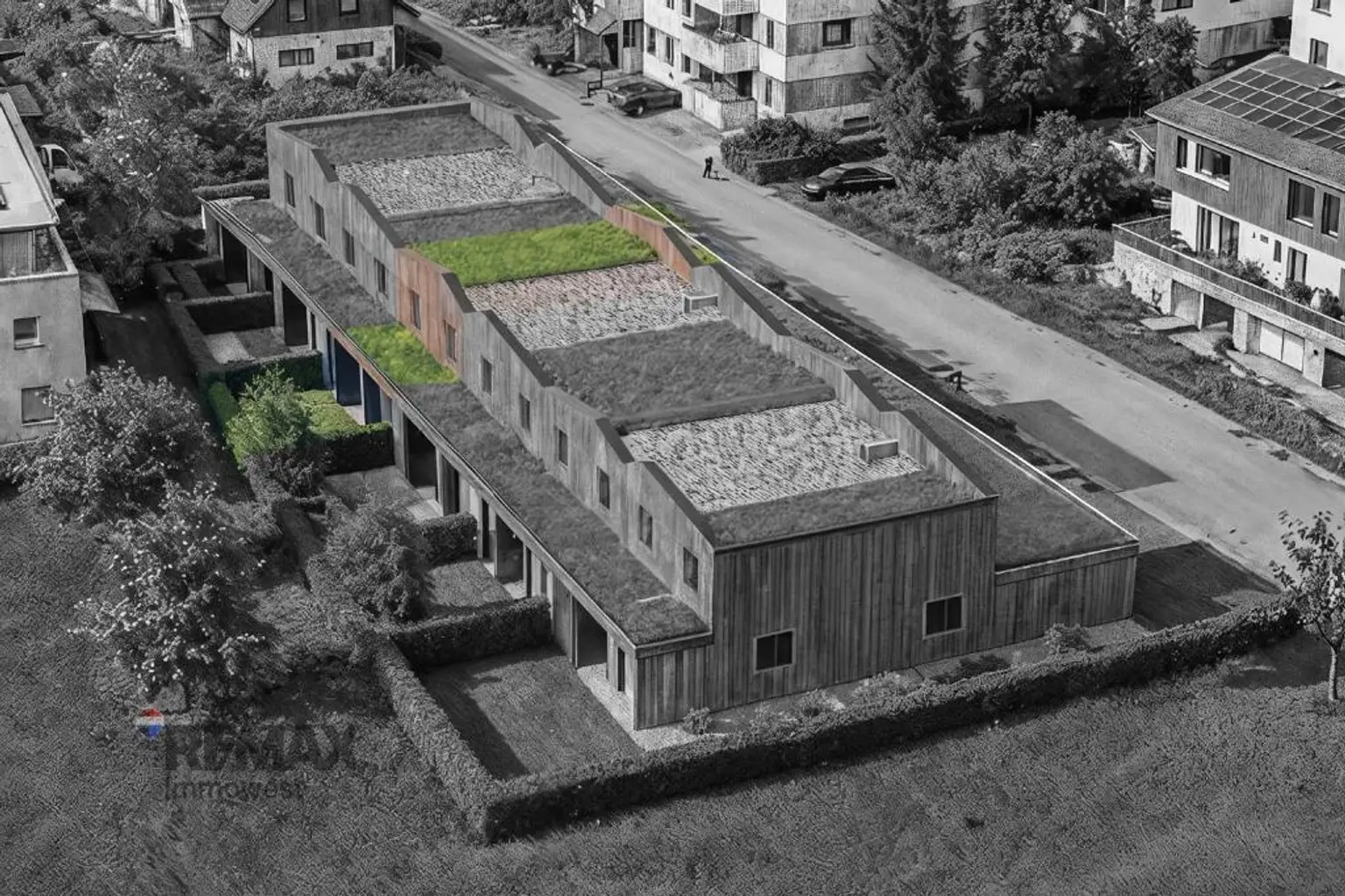 Haus D Visualisierung Dachauf
