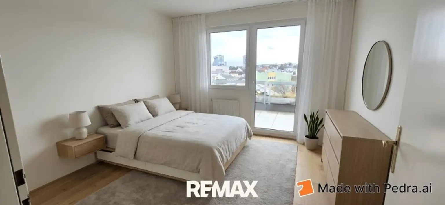 Homestaging Schlafzimmer (KI generiert)