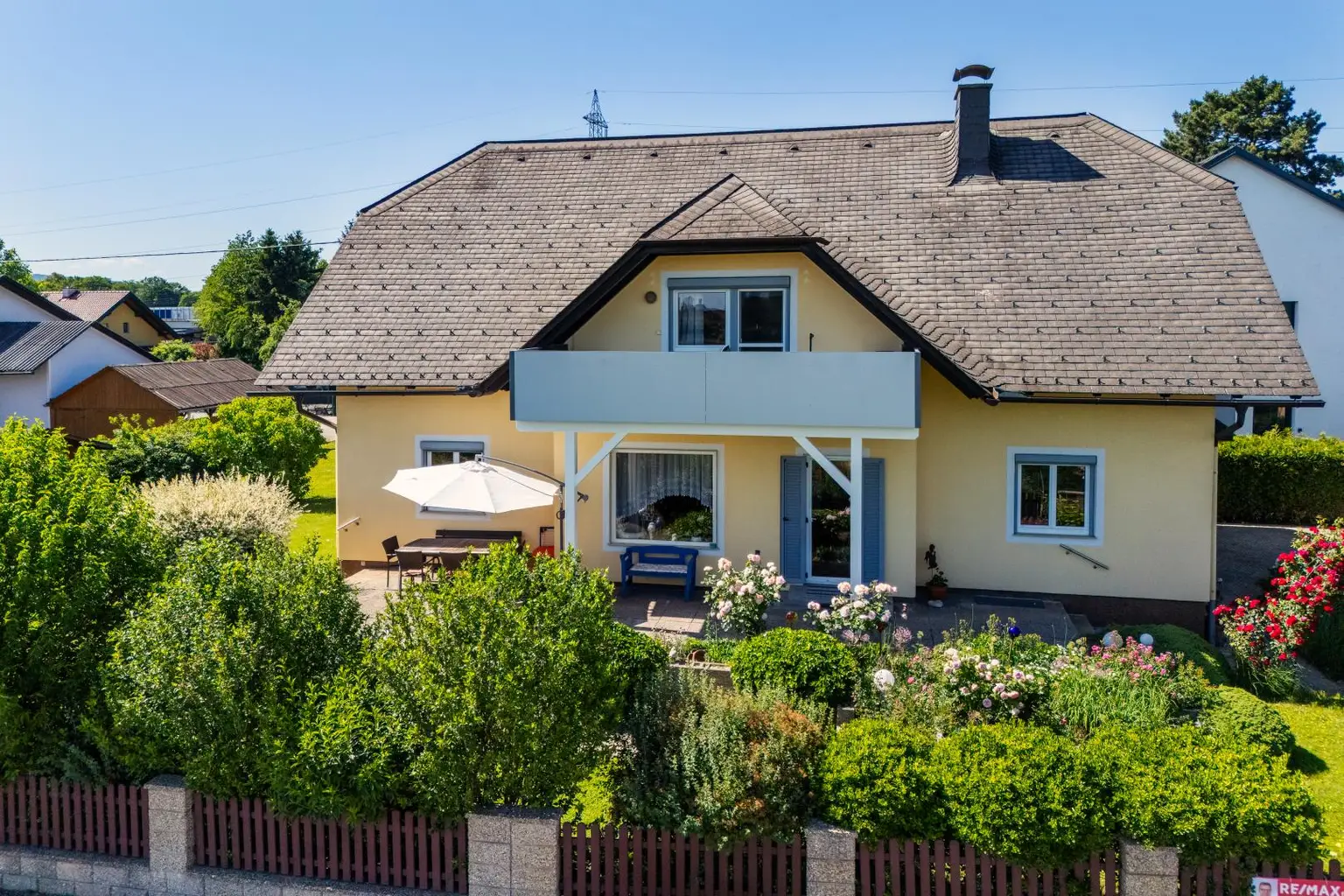 Hausansicht Gartenseite