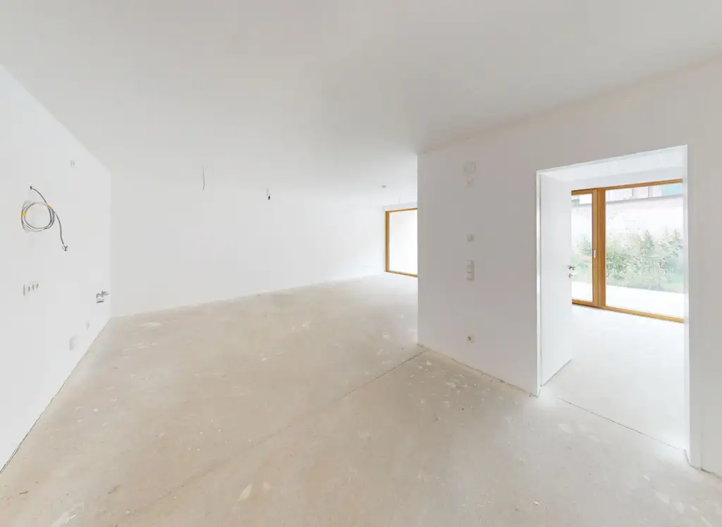 Wohnbaugefördert: 3-Zimmer-Gartenwohnung im Erstbezug!