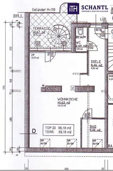Exklusives Design-Loft mit einer Dachterrasse, Klimaanlage & Weitblick in Ruhelage