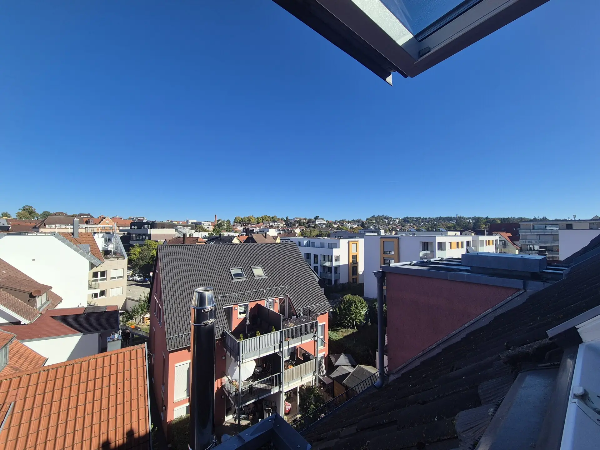 Aussicht aus Zimmer rechts oben