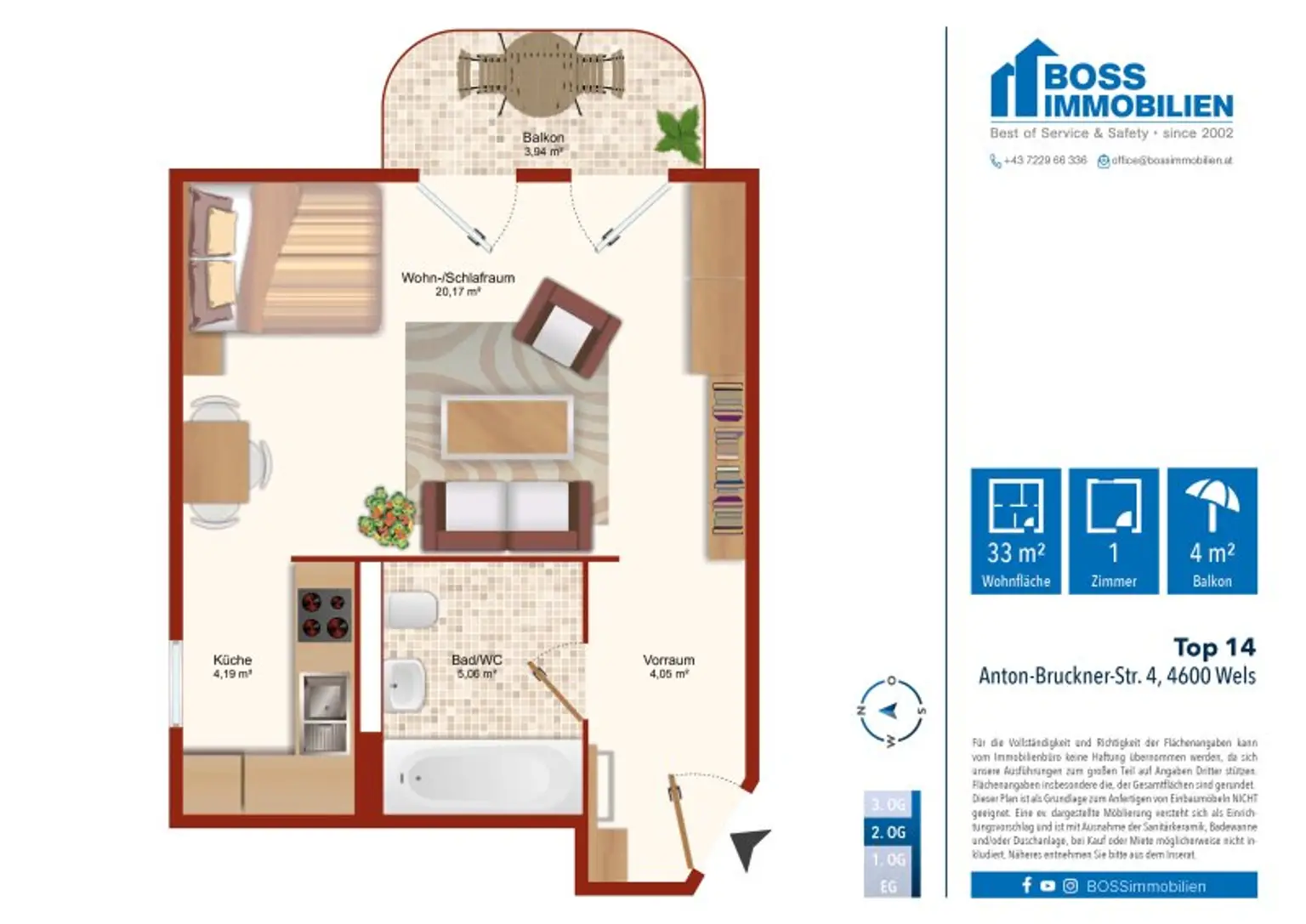 Grundriss_Anton Brucknerstr 4_Top 14