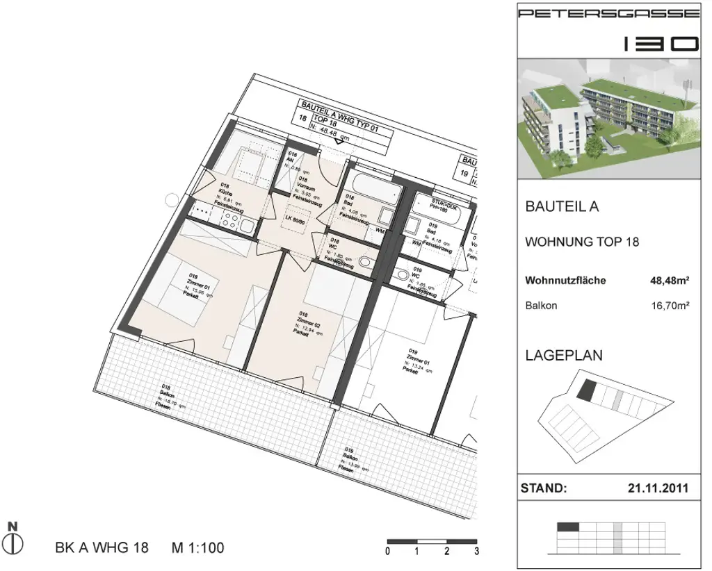 Perfekte Neubauwohnung nähe Neuer Technik für WG, Pärchen oder Kleinfamilien