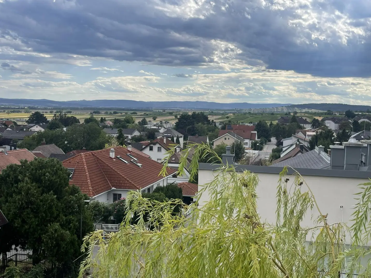 Ausblick vom Balkon über Eisenstadt