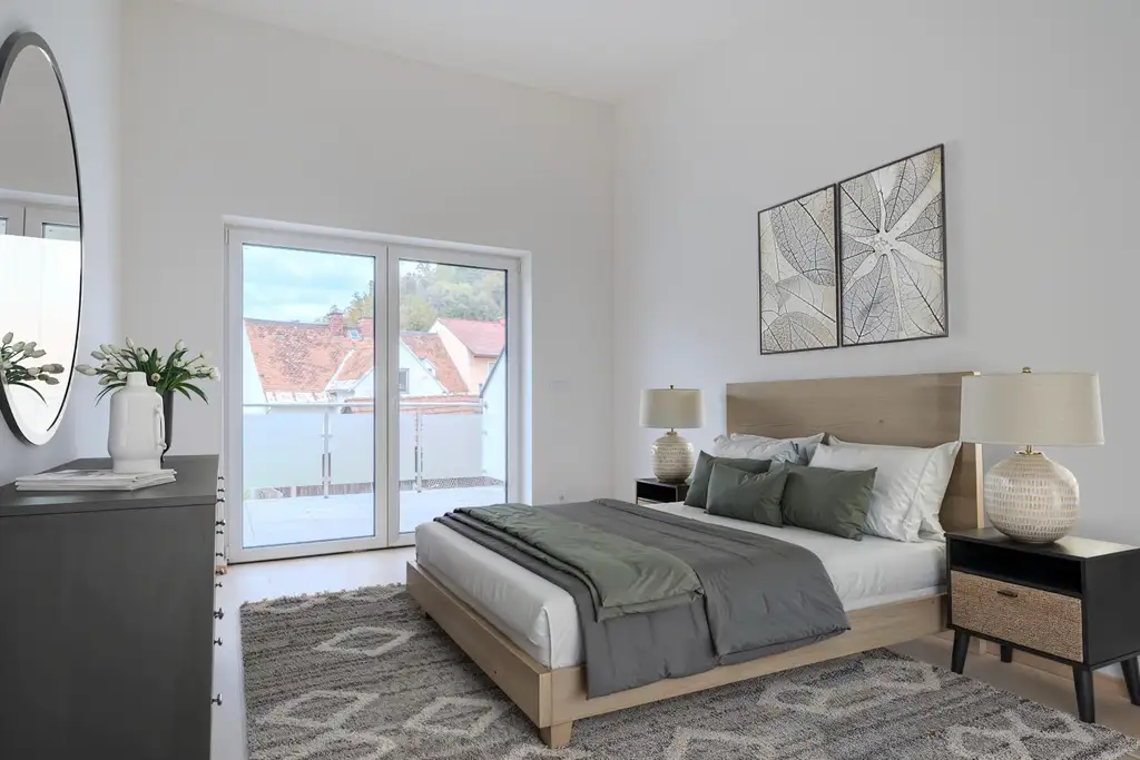 Herbstaktion: Exklusives Eckreihenhaus mit Panoramablick auf die Burg Voitsberg