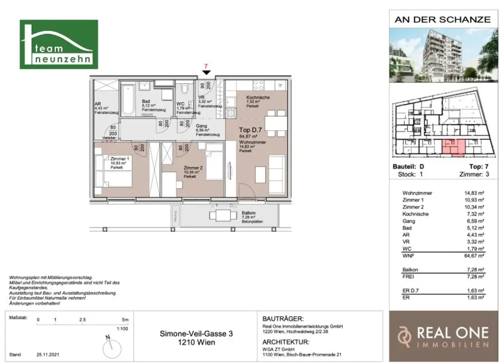 „An der Schanze“ – Exklusives Wohnen im Donaufeld