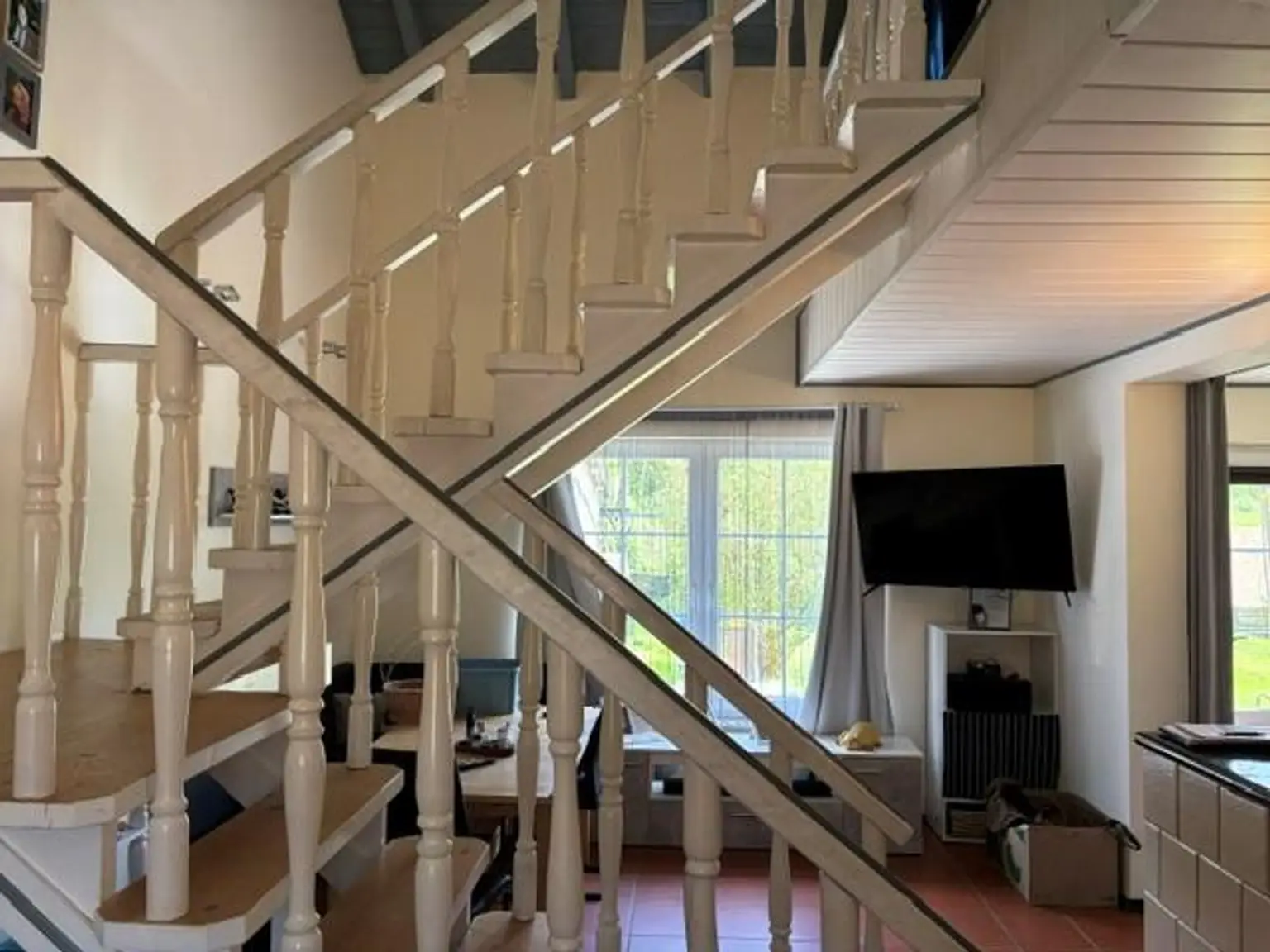 Stiege zum Dachgeschoß