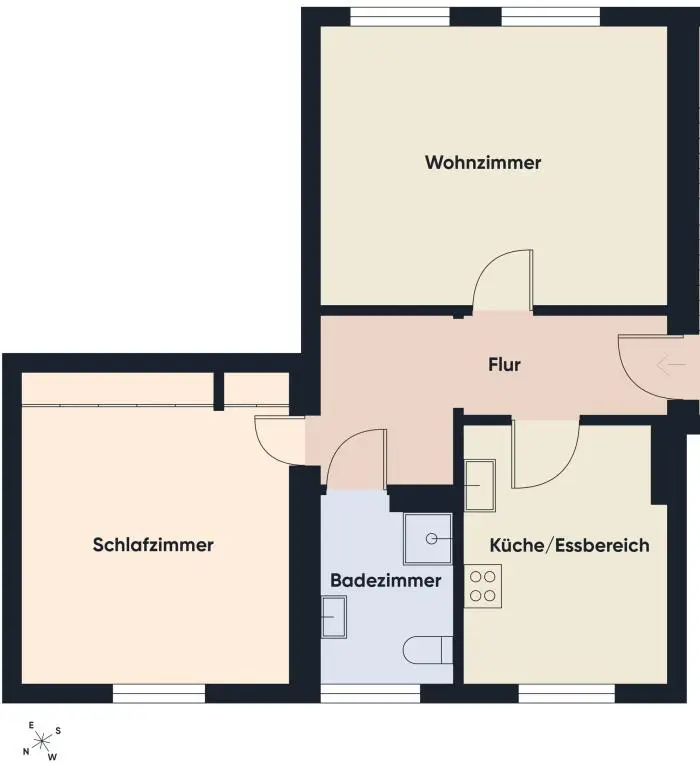 Grundriss ohne Maßstab