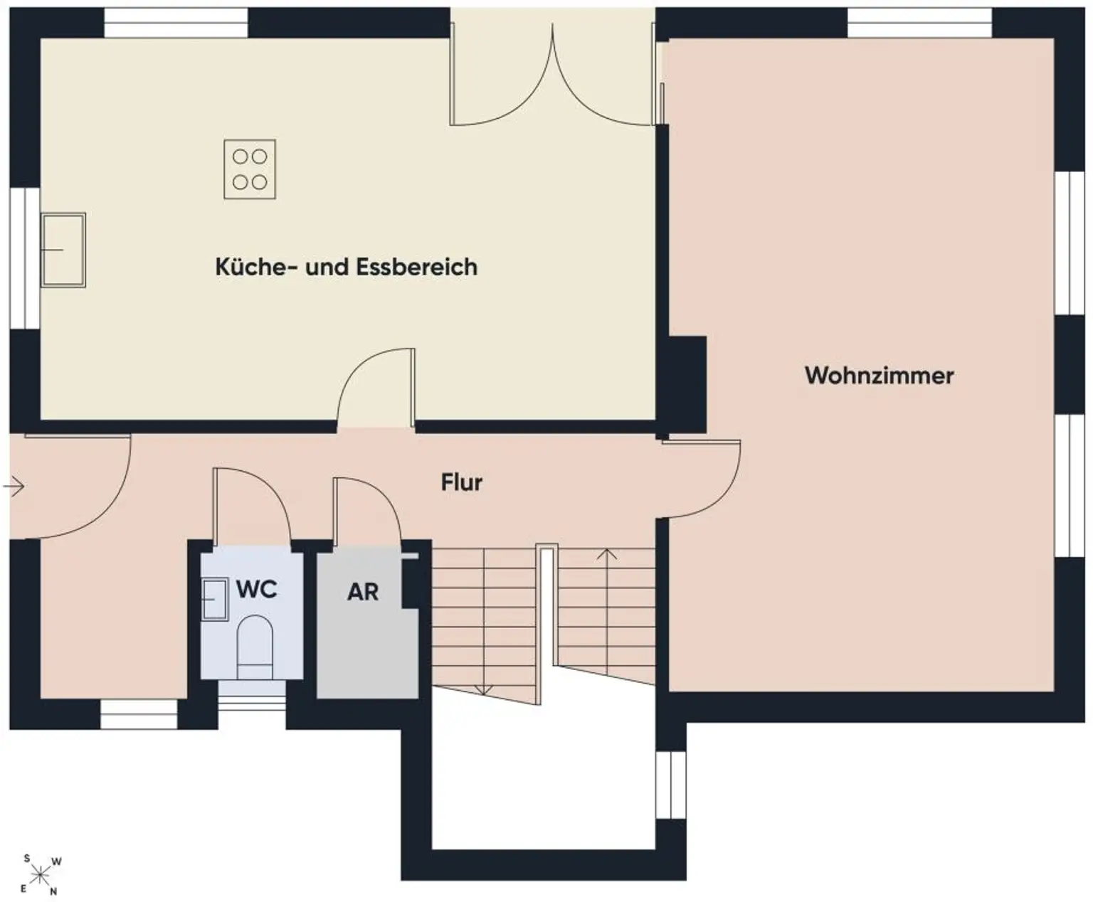 Grundriss ohne Maßstab / EG