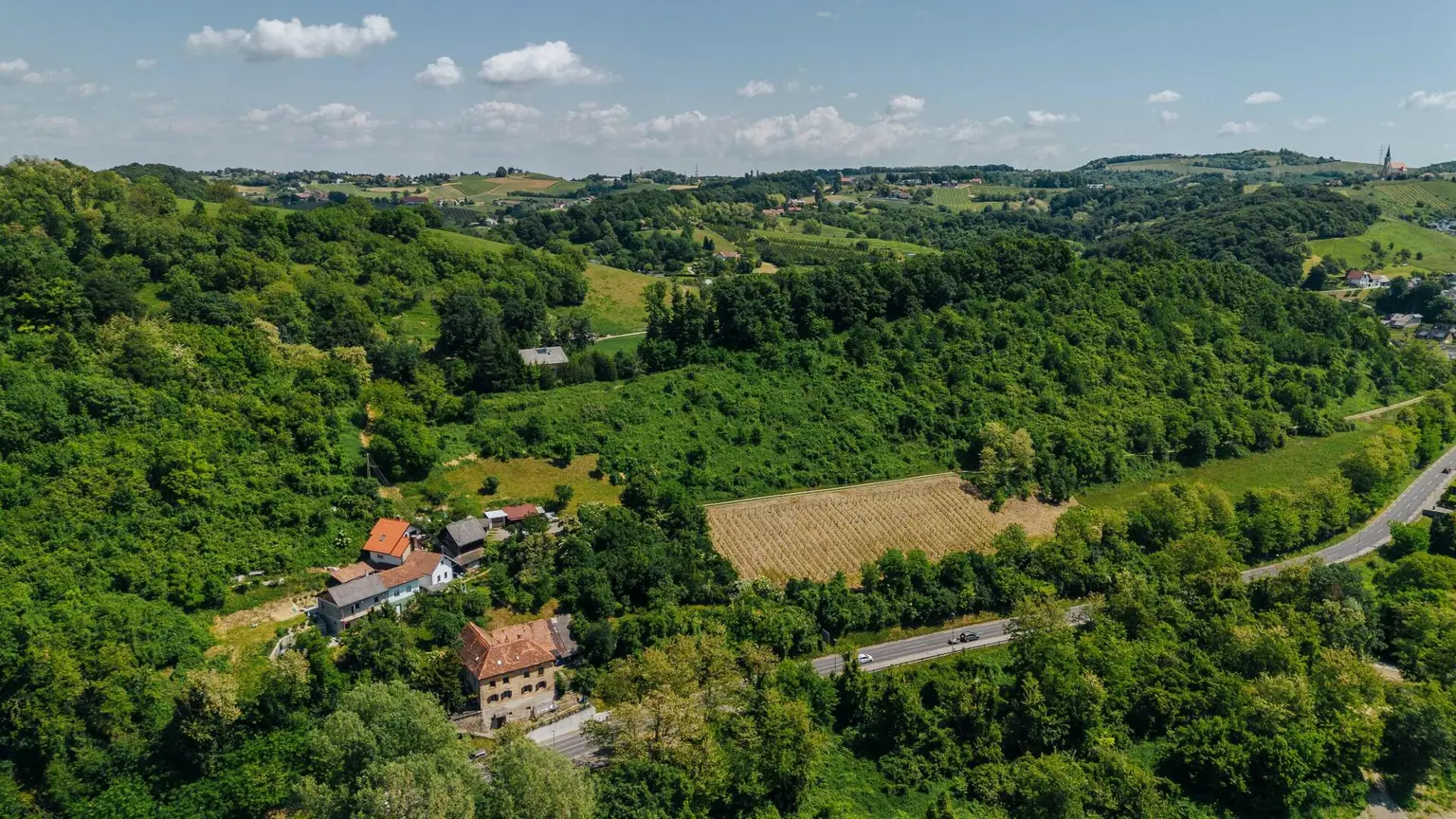 Randlage Maribor - Süd-West ausgerichtete Hang-Liegenschaft mit Aussicht auf das Drau-Ufer zu verkaufen (Fläche ca. 6 ha)