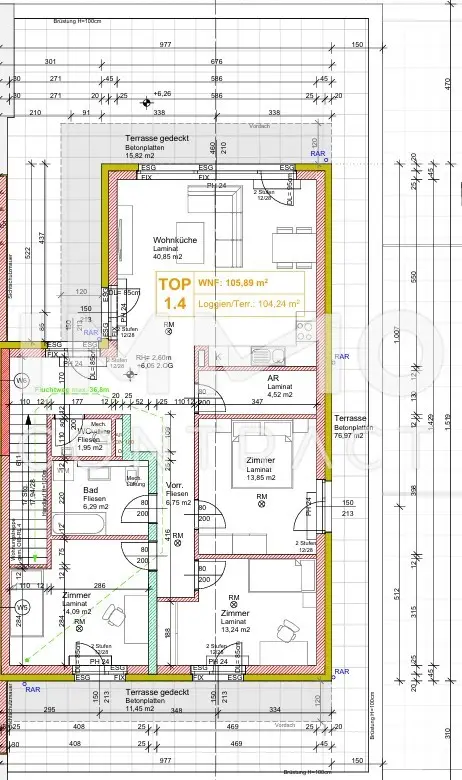 Erstbezug mit Weitblick: Großzügige 4-Zimmer-Wohnung mit riesiger Privatterrasse in Münichsthal