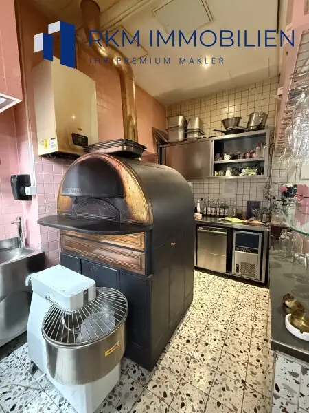 Pizzaofen, Barbereich.