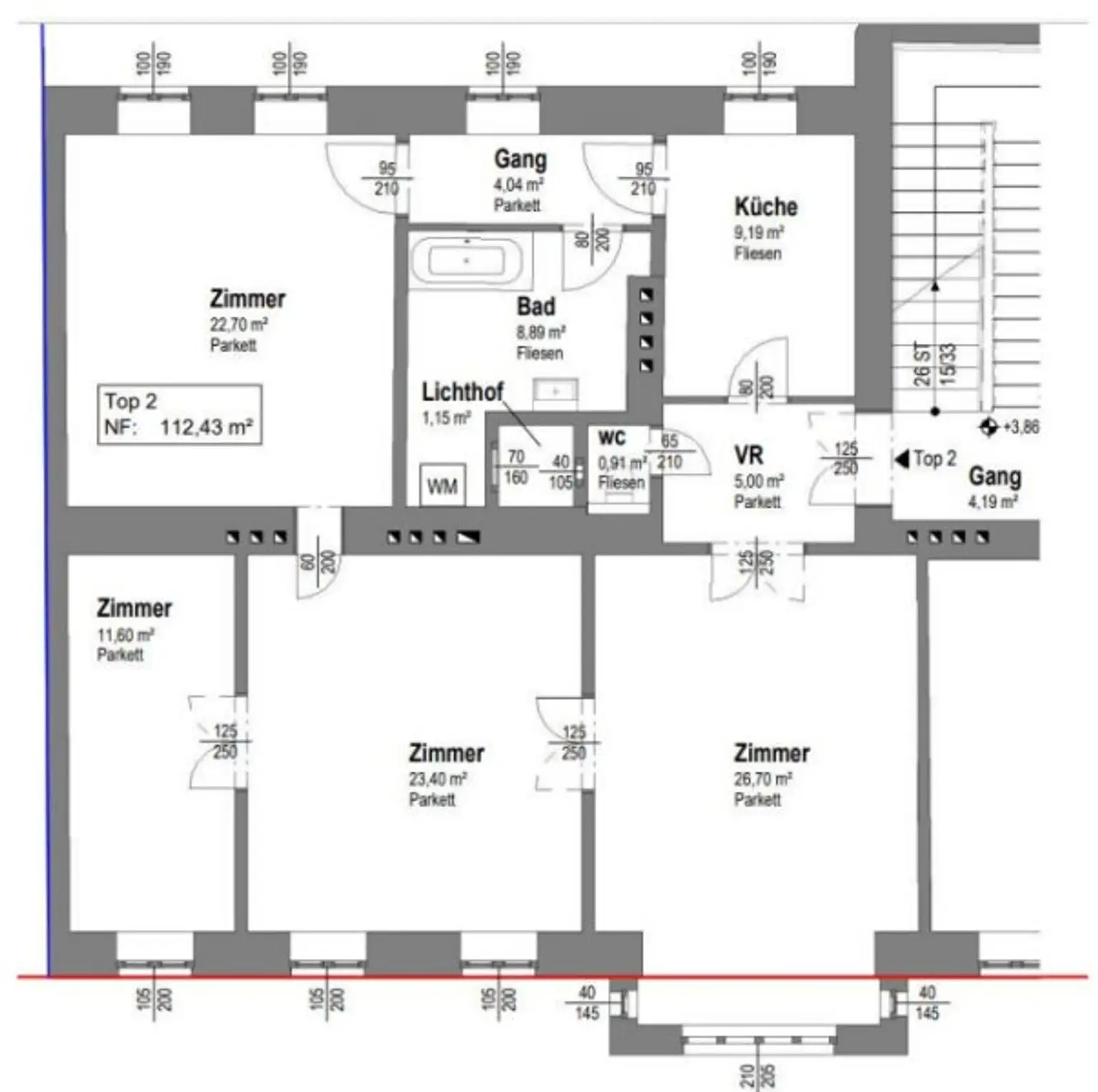 ***NEU*** Fantastische 4 Zimmer Wohnung in repräsentativem Stilaltbau! in TOP-Lage!