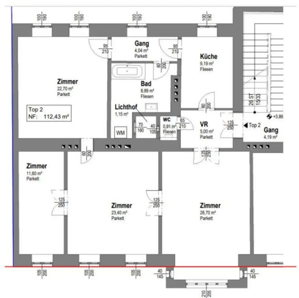 ***NEU*** Fantastische 4 Zimmer Wohnung in repräsentativem Stilaltbau! in TOP-Lage!
