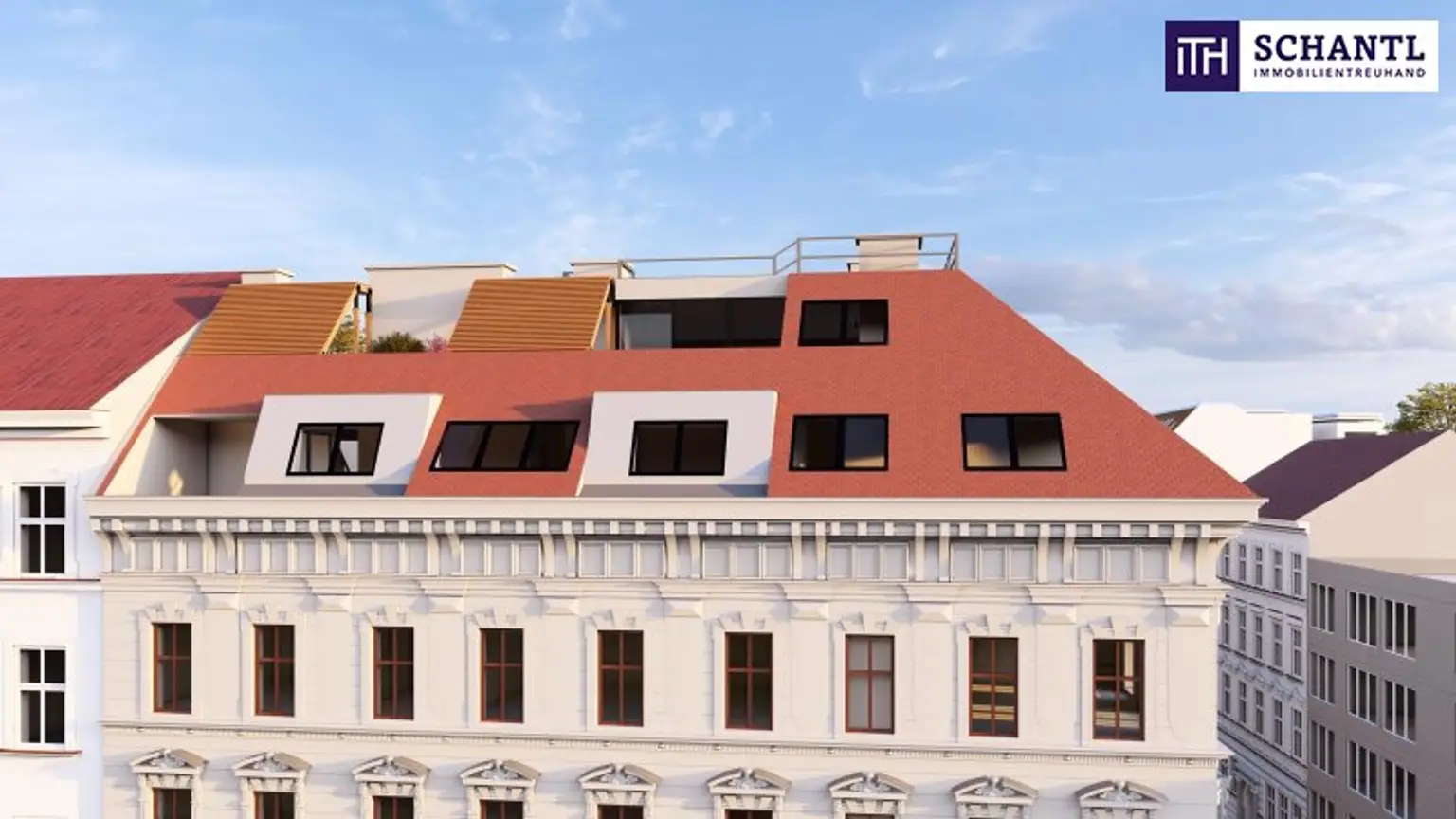 Luxuriöses Penthouse in Bestlage: Private Liftfahrt - 50 m² Sonnenterrasse - 5 Zimmer. So will man leben!