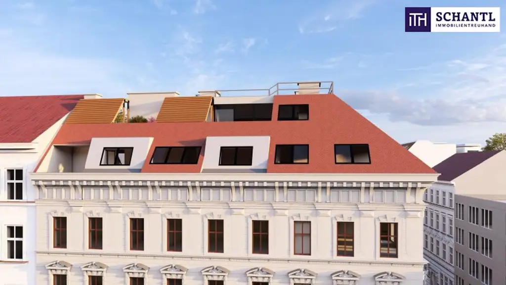 Luxuriöses Penthouse in Bestlage: Private Liftfahrt - 50 m² Sonnenterrasse - 5 Zimmer. So will man leben!