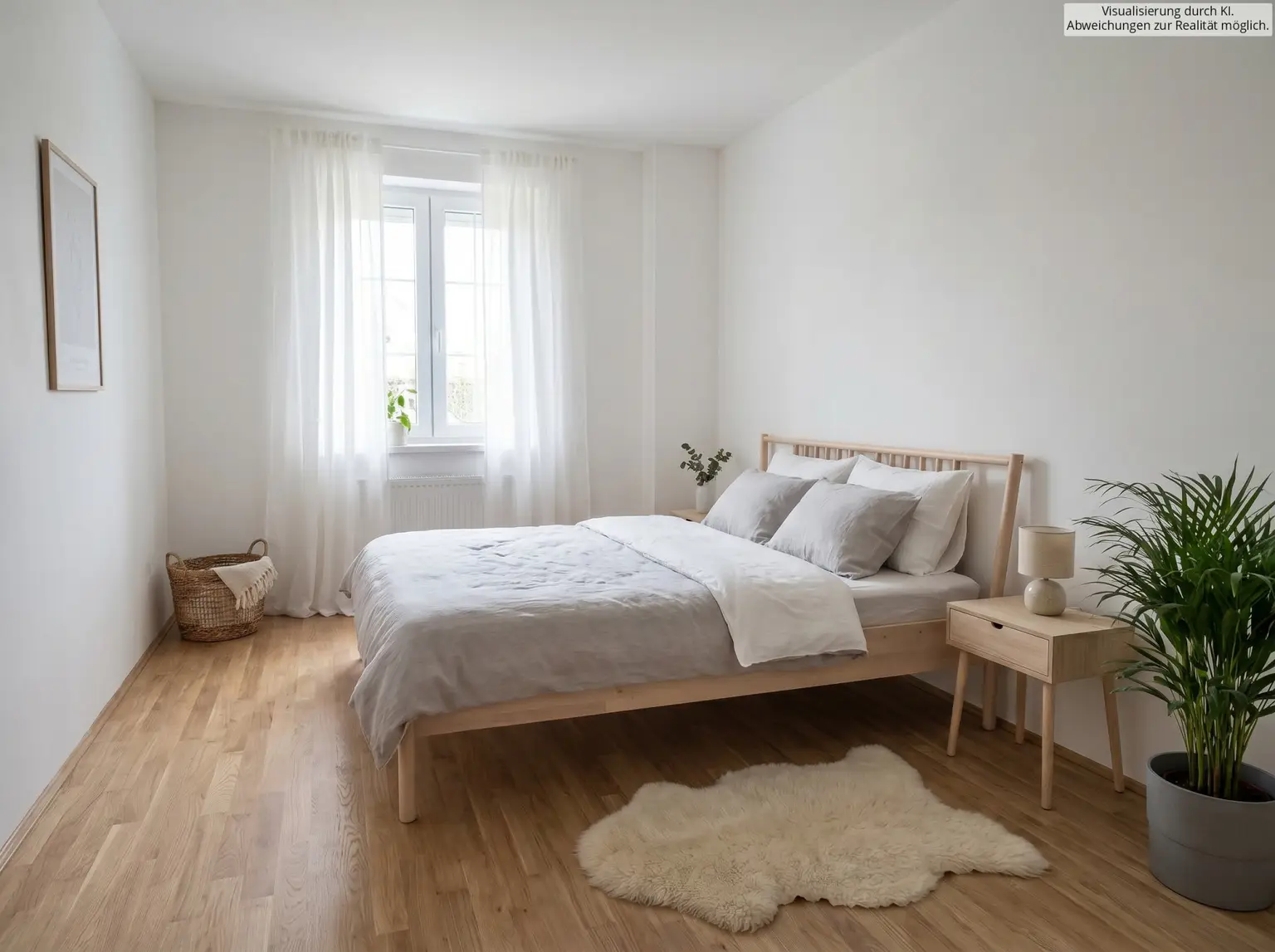 Schlafzimmer KI visualisiert
