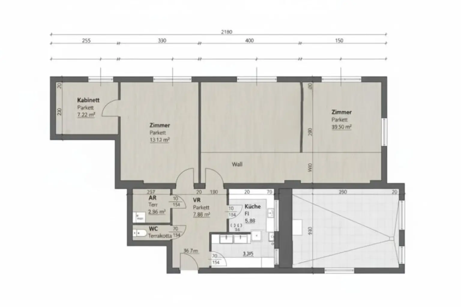 3,5 Zimmer Wohnung mit Grünblick- Erstbezug nach Renovierung