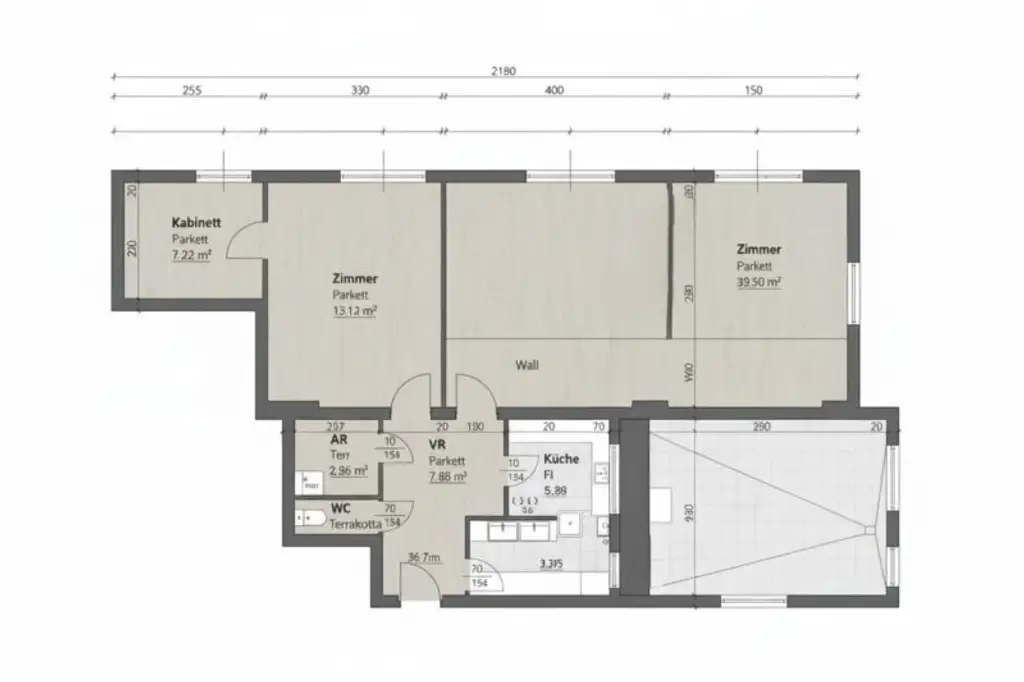 3,5 Zimmer Wohnung mit Grünblick- Erstbezug nach Renovierung
