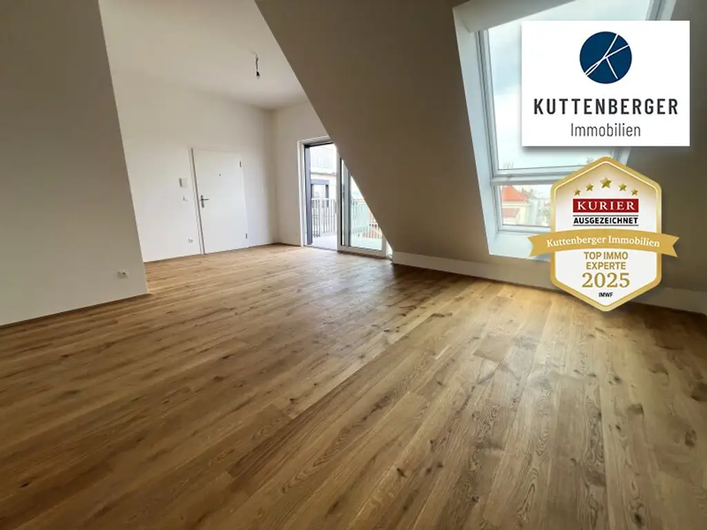 *Superprojekt: ''Über den Baumwipfeln" TOP 51 MIT BALKON + PANORAMA-DACHTERRASSE & WIEN-BLICK