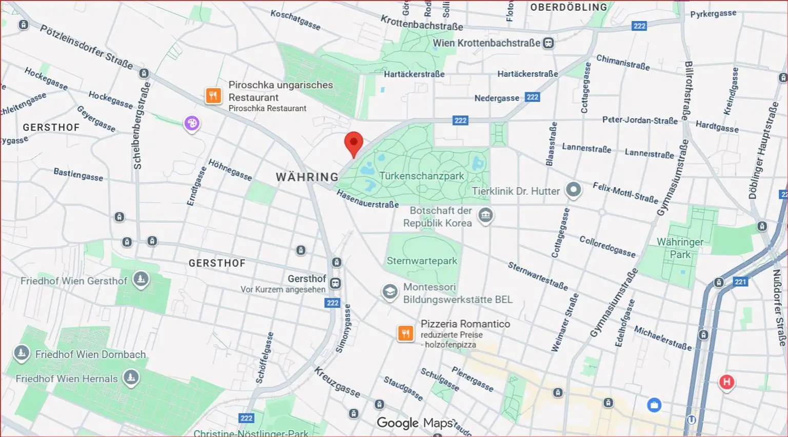 Zentral begehbare 3-Zimmer-Whg. direkt beim Türkenschanzpark
