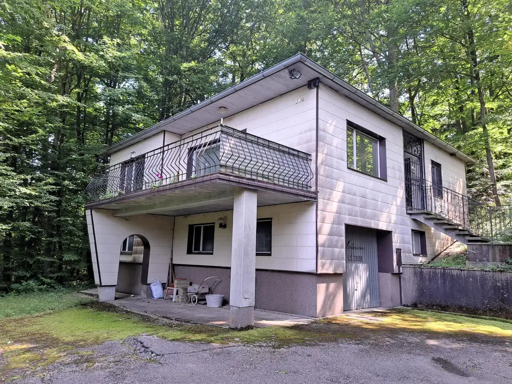Einfamilienhaus mit Wohnrecht und 1875 m² Grund - idyllische Waldrandlage in Steyr/Fischhub
