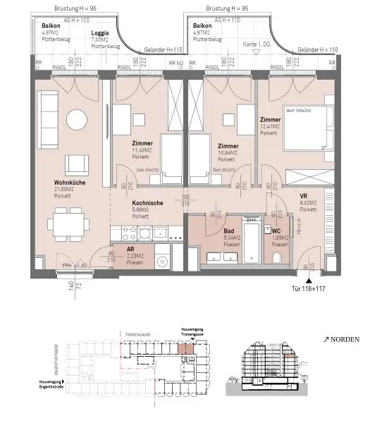 PROVISIONSFREI - Modernes wohnen am Donauufer mit Donaublick!