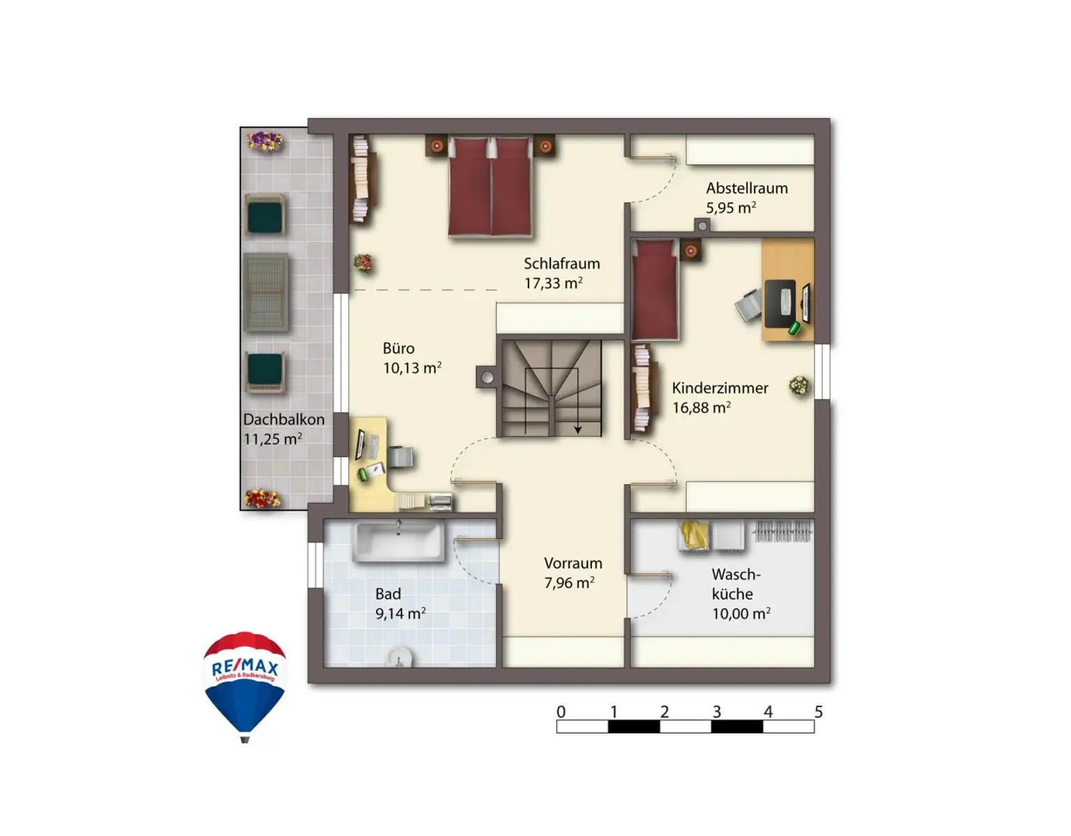 Grundriss DG Langaberg 46 8403