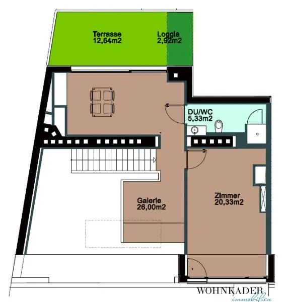 Exklusive 130 m² Dachgeschosswohnung mit Terrasse, Dachterrasse und atemberaubendem Blick auf den Stephansdom