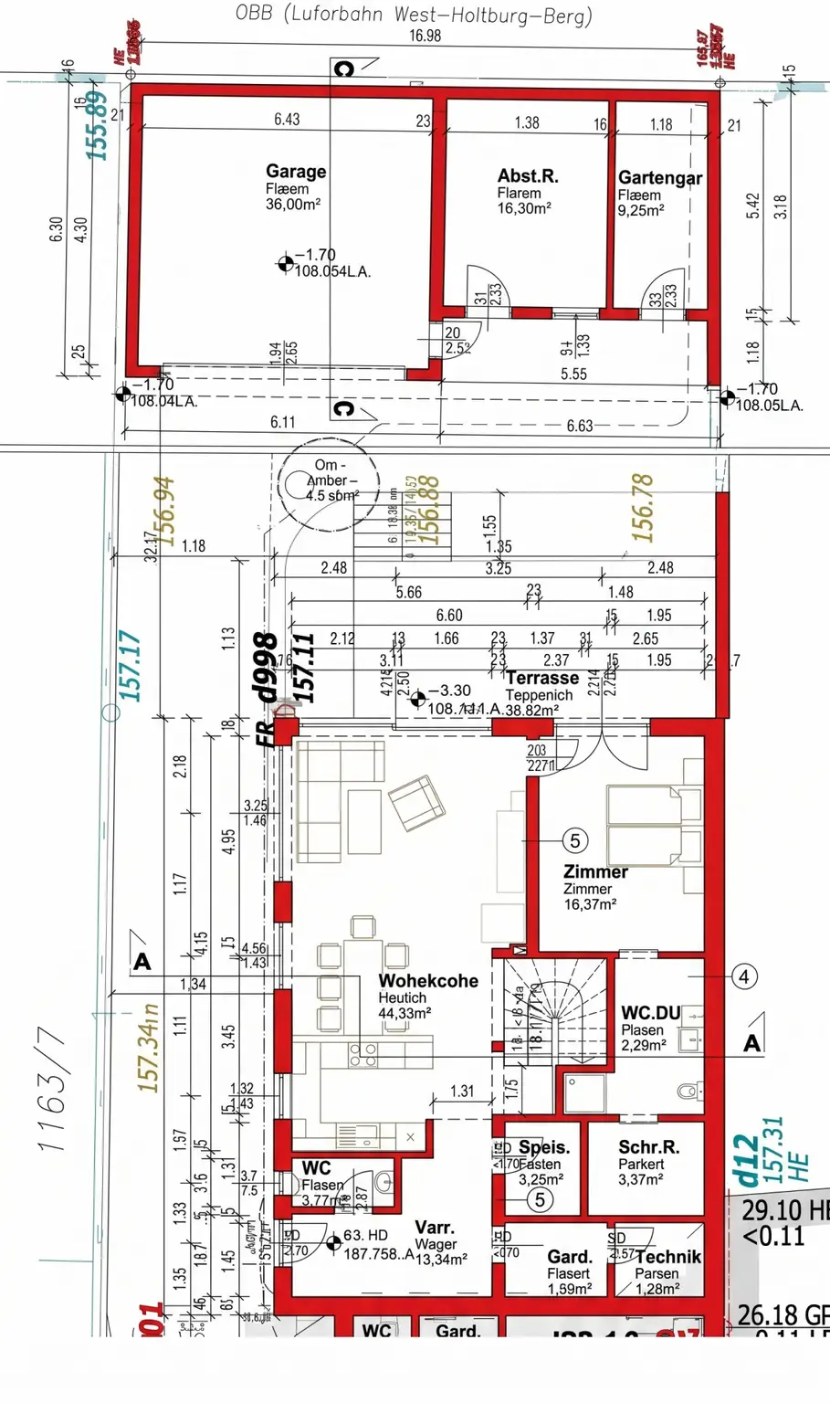 Plan Erdgeschoss