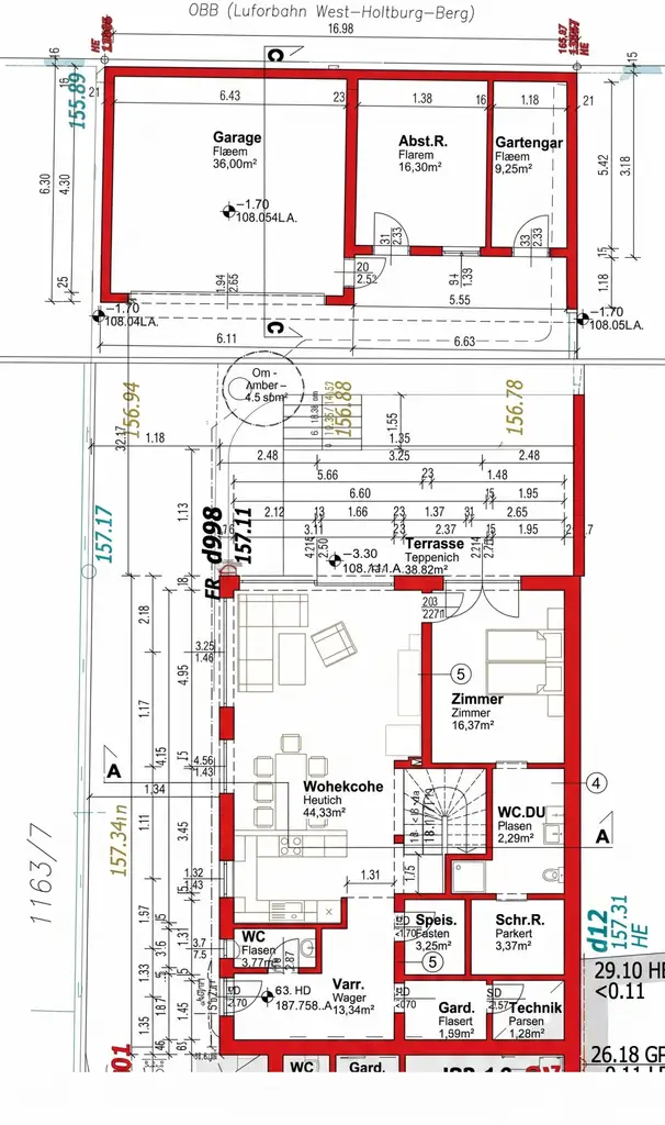 Plan Erdgeschoss