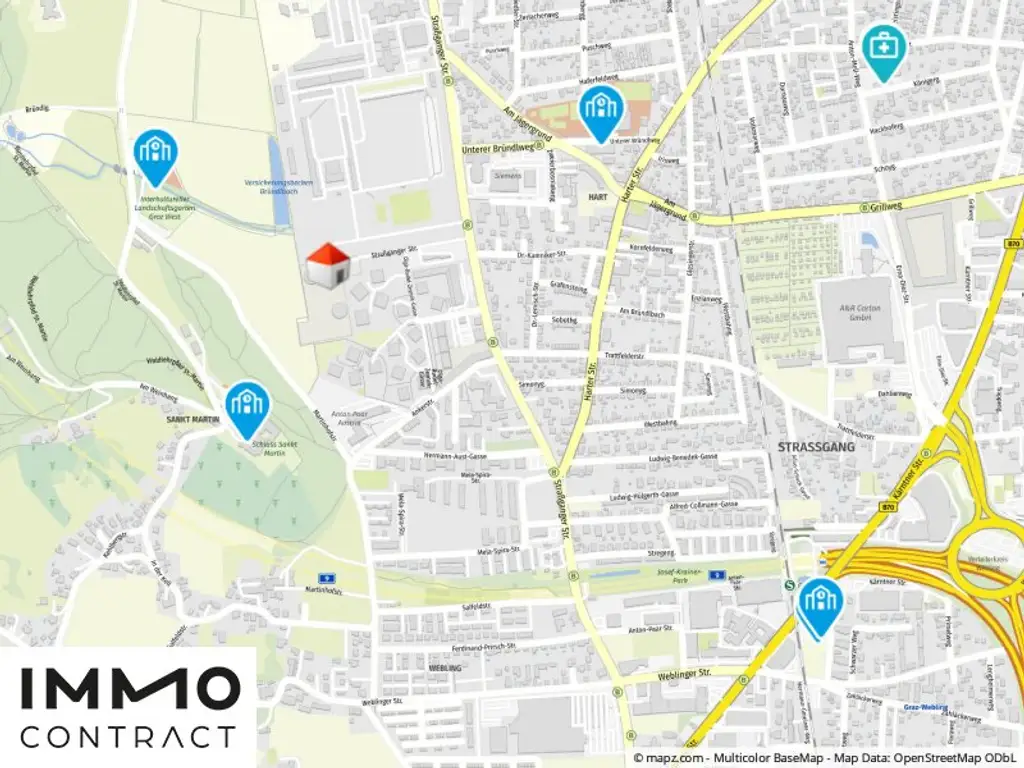 Geolyzer Kartenausschnitt