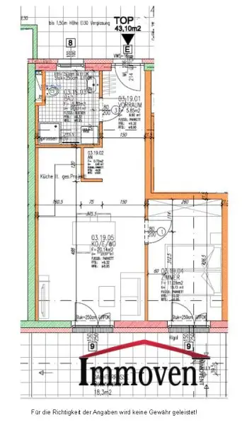 Sehr schöne und helle 2-Zimmerwohnung mit Terrasse!