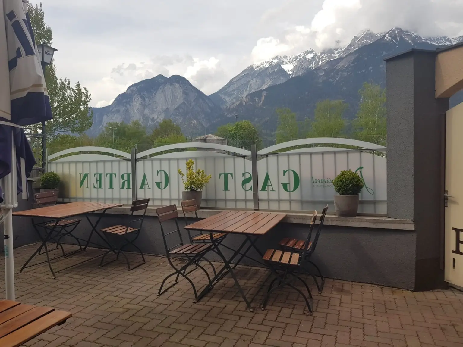 Terrasse nach Norden